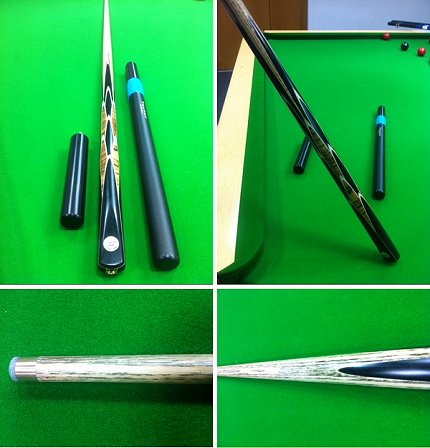 Handmade One Piece Snooker Cue In Ash And Multi-Spliced