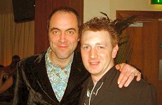 James Nesbit and Del Smith on the set of Murphy's Law