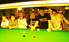 Del and some of the young people that he coaches