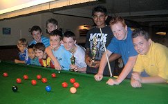 The U18s Snookerstuff.com Sponsored Tournament held at the Cue Ball Snooker Centre.2007