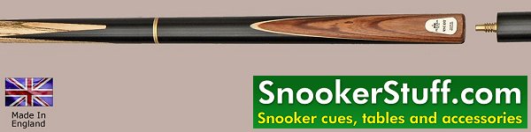 Ascot Three Quarter Jointed Snooker Cue (Ref P1223)