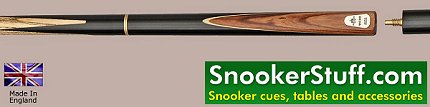 Ascot Three Quarter Jointed Snooker Cue (Ref P1223)