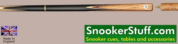 King Three Quarter Jointed Snooker Cue (Ref P1393)
