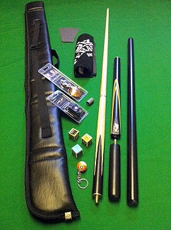 SP51 Black Panther Snooker Cue and Case Bundle
